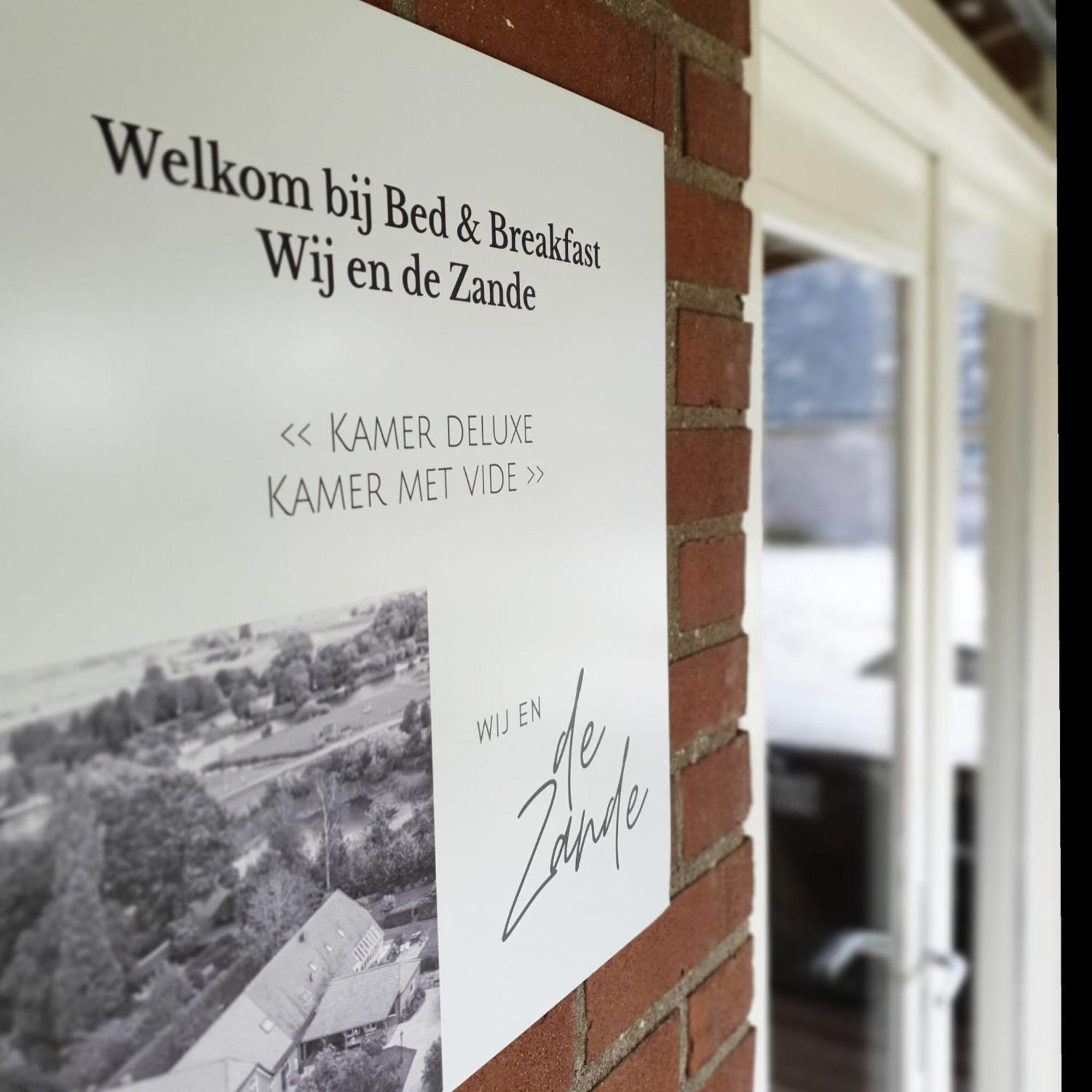 Bed And Breakfast 'Wij En De Zande' Kamperveen 外观 照片